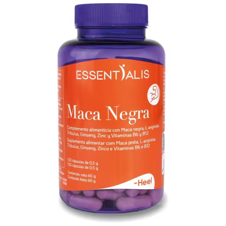 Heel Essentialis Maca Negra 120 Cápsulas - 1