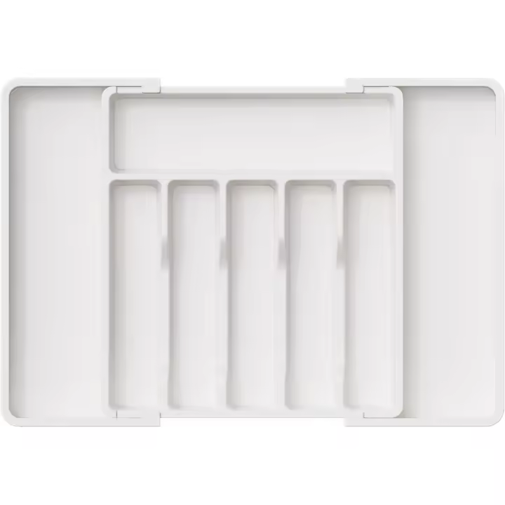 Organizador de bolsos para cubiletes, bandeja de utensilios expandible para Cocina, soporte ajustable para cubiletes y cubiletes, almacenamiento de plástico compacto para Tucharos, tenedores K - 1