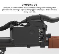 Bicicleta Eléctrica Plegable ESKUTE F200, Motor de 250W, Batería de 36V 7.8Ah, Neumáticos de 14 pulgadas, Velocidad Máxima de 25 km/h, Autonomía de 50 km, Frenos de Disco Mecánicos, Pantalla LCD - details 7