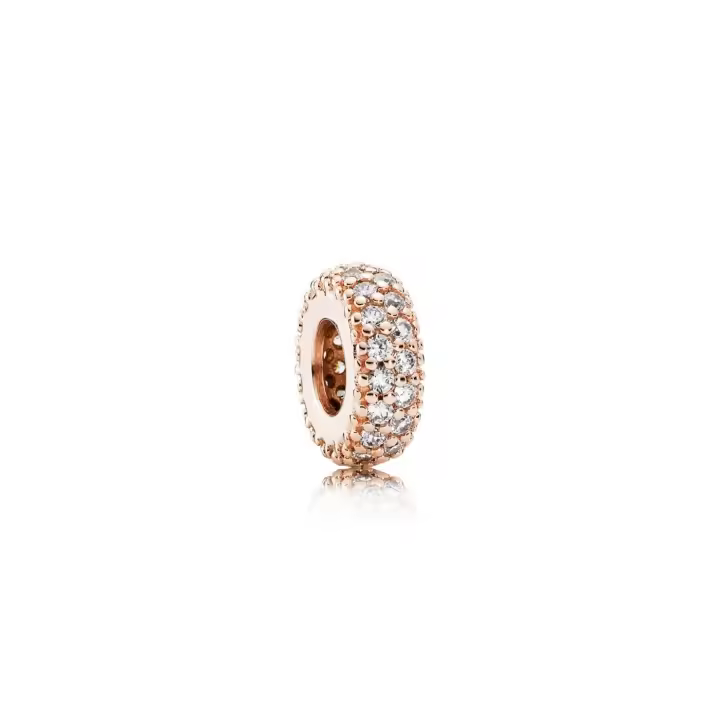 Separador PANDORA Rose en Pavé con Circonitas Cúbicas - 1
