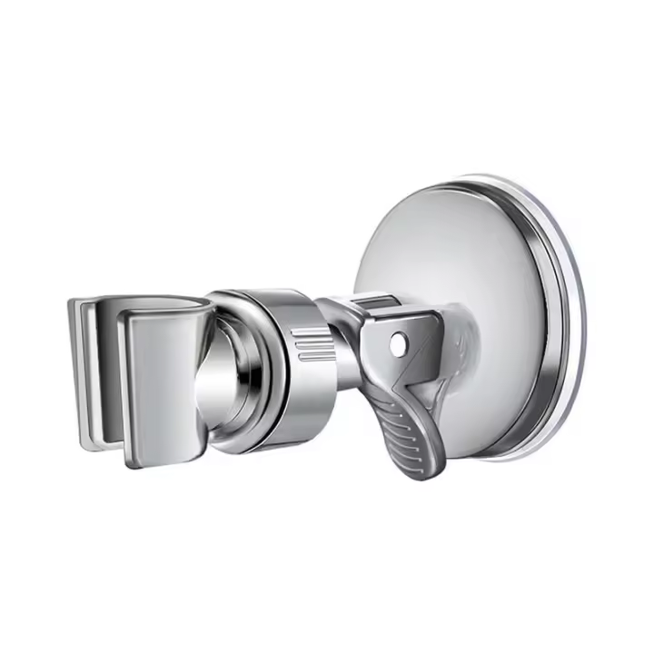 Soporte de ducha de mano reemplazable, soporte de ducha con ventosa de rotación de 360° (base de ventosa) - 1