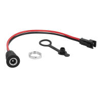 1PC Jack De Poder DC 5.5 X 2.1mm Femenino Panel Montado Con Cable JST SM Macho De 2 Pin Para Scooter Eléctrico - details 7