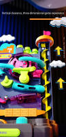 Juego De Aventura En Railway Para Niños Juguetes Educativos Interactivos Montessori Con Bola Rodante Animal Espacial Rocket Material De Plástico ABS - details 3