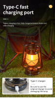 Lámpara De Camping Retro Con Luz De Decoración Y Aire De Campo Con 3 Modos De Iluminación Caballo Colgante LED Recargable Para Exterior - details 10