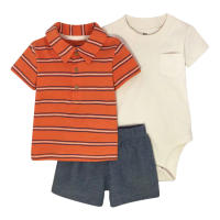 Nueva ropa infantil de verano para niños, bebés y niños pequeños, pantalones cortos de manga corta, camisetas, trajes de tres piezas. - details 19