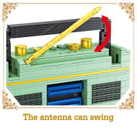 Set De Bloques De Construcción Retro Radio Clásica 781PCS Juguetes Creativos Para Adultos Y Niños Mostrador De Música Vintage Regalo Único - details 1
