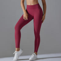 Pantalones De Yoga De Cintura Alta Para Mujer Pantalones De Correr Y Gimnasio De Talla Fija Cómodos Y Elegantes Para Ejercicio Y Fitness - details 9