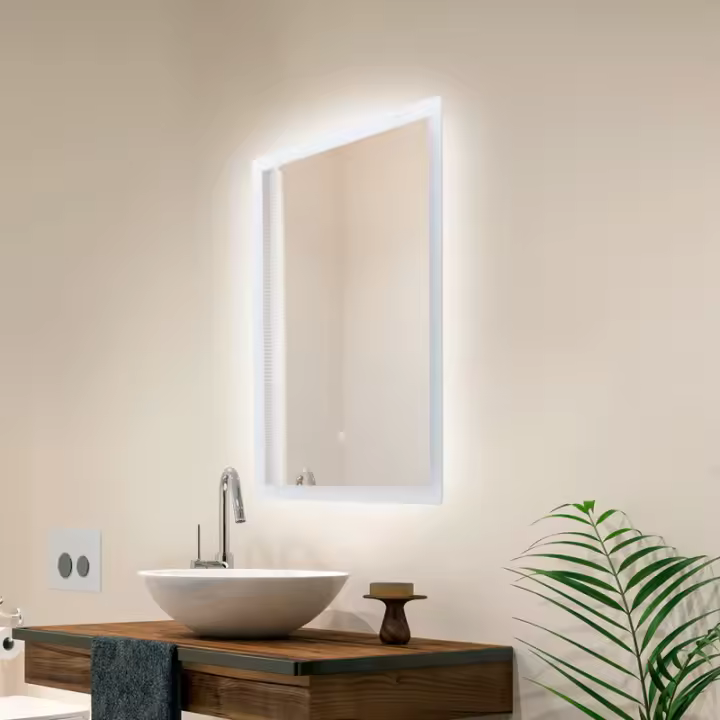 GreenIce | Espejo Iluminado Baño LED 15W 50x70Cm Interruptor Táctil Dimable 40.000H [SUN-SYJ-16301] - 1
