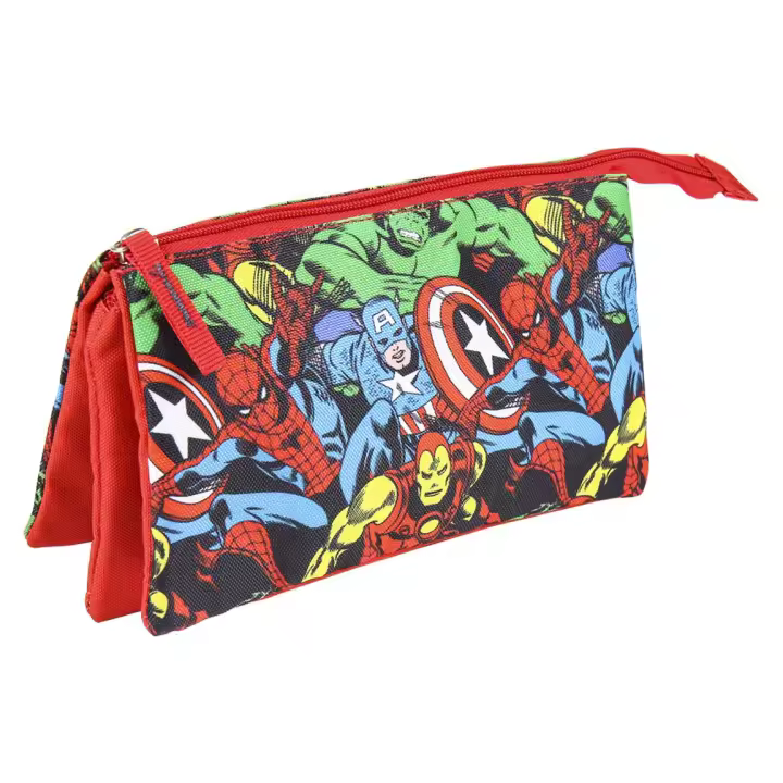 Cerda Group Estuche Portatodo Plano 3 Compartimentos Avengers - 1