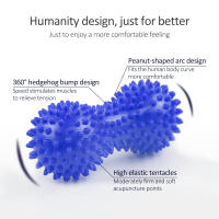 Bola De Mano Para Masaje Y Ejercicio PVC Con Espinas Peana Inflable En 6 Colores Para Fitness Y Yoga Suministros Deportivos - details 2