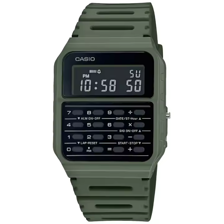 Reloj Casio Calculadora CA-53WF-3B verde - Alarma - Cronometro - 1