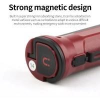 Linterna Multifuncional Plegable Recargable Con Luz De Trabajo Y Batería Integrada De 1200mAh Magnética Para Camping Y Emergencias LED 180° 10W - details 3