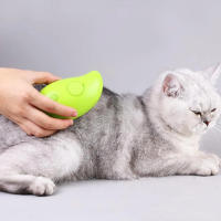 Cepillo De Baño Para Gatos Eléctrico Con Agua Y Spray De Silicona Suave Para Peluquería De Mascotas Y Cepillo De Desplomado Adecuado Para Gatos Y Gatitos - details 0