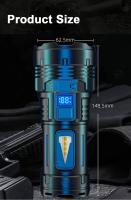 Linterna Táctica LED Potente Recargable USB Con Luz COB Y Longitud De Rayo 500m Para Pesca Caza Exploración Rescate Negro Impermeable - details 7
