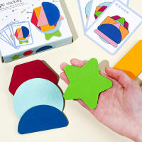 Juegos Educativos De Colores Y Formas Geométricas En Madera Juguete De Razonamiento Lógico De Pila De Figuras Para Niños De 3-6 Años - details 5