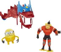 MINIONS - Pack de 2 figuras de acción - The Rise of Gru - Incluye disfraz de DRAGÓN - Coleccionable - Mattel - details 0