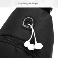 Bolso Cruzado De Tela Oxford Para Hombres Nueva Moda Bolsa De Pecho Portátil Con Cierre De Cremallera Y Interior Con Bolsillo - details 5