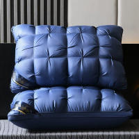 Cojín de soporte de Cuello de calidad de hotel de lujo, hipoálgica, lavable a Máquina, relleno de Fibre de poliéster elegante para un sueño profundo y comodidad(Una almohada) - details 3