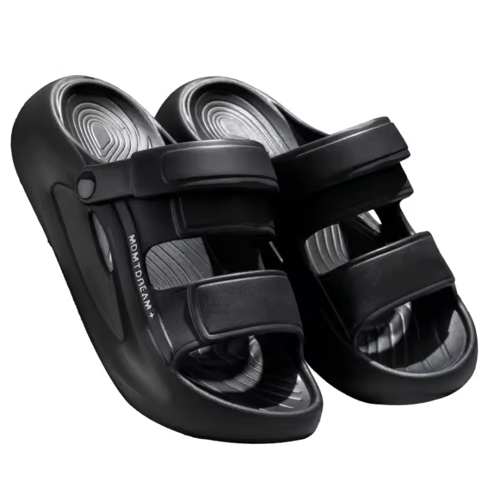 Sandalias De Hombre Moda Deportiva Con Suela EVA Gruesa De 5CM Comodidad Suave QuikFoam Pantuflas Para Playa Y Calle - 1