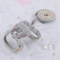 Arnés  para gato de paseo con cuerda, peluche de gatito y ajuste de cuello 12-20cm y cuerpo 18-28cm - Ideal para distancias de 3-10km - details 0