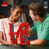 Lego Art Love   Escultura Arte Pop 31214 Lego - details 6