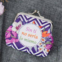 Pack 6 a 36 unidades de Monederos pequeños con frase, 6 modelos, Clip seguridad, Regalos de boda para invitados, Detalles para mujer, Recuerdos de comunión, Detalles de bautizo, No personalizable, Regalantes.com - details 6