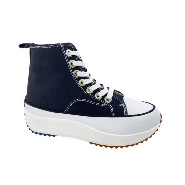 Bota de lona con doble piso estilo basket Generic Mujer Textil c-angel-tf2227 - 1