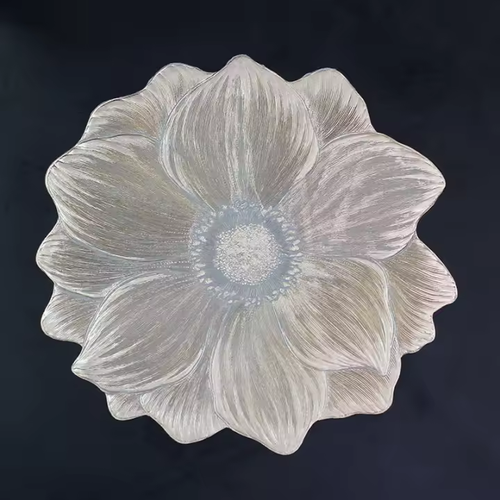 1pcs Matiz De Loto Resistente Al Calor Y Lavable Fundas Para Platos Decorativas Para Mesa Modernas Ecológicas Para Fiestas Y Boda - 1