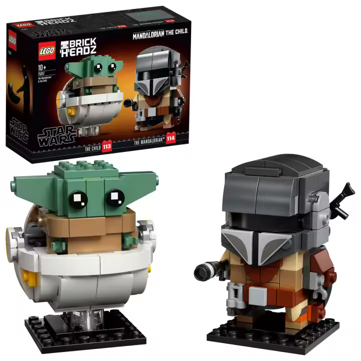 EL MANDALORIANO Y EL NIÑO - LEGO BRICKHEADZ 75317 - 1