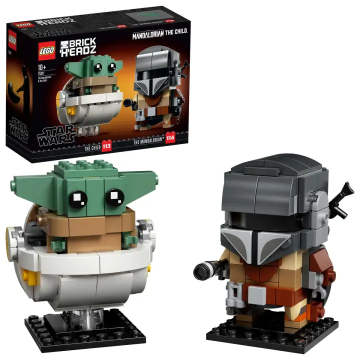 EL MANDALORIANO Y EL NIÑO - LEGO BRICKHEADZ 75317 - 1