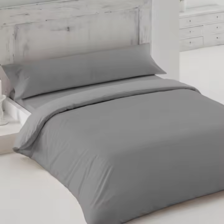 ARISESHOP-FUNDA NORDICA LISA AZUL CIELO，VINO，GRIS 90CM-150CM - 1