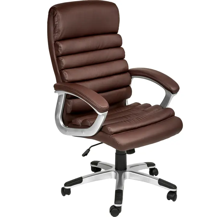 Tectake - Silla de oficina PAUL | Basculante | Base en forma de estrella con 5 ruedas para mayor estabilidad | Ergonómico y con diseño exclusivo - 1