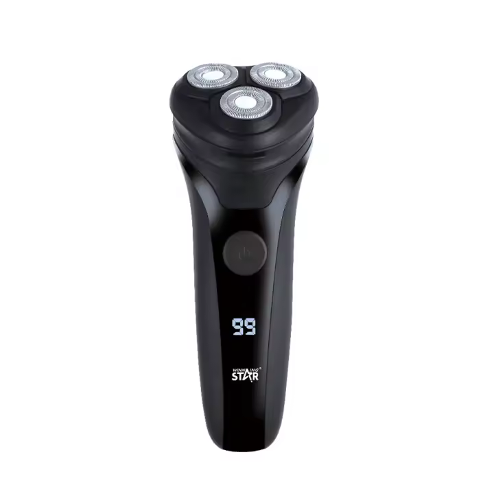 WINNING STAR, Afeitadoras eléctricas para hombres, Afeitadora recargables para hombres, Máquina de afeitar eléctrica para barbas, Máquina de afeitar Recortadora Afeitadora de barbero, Maquinilla para cortar pelos de cuerpo, Calvo. - 1