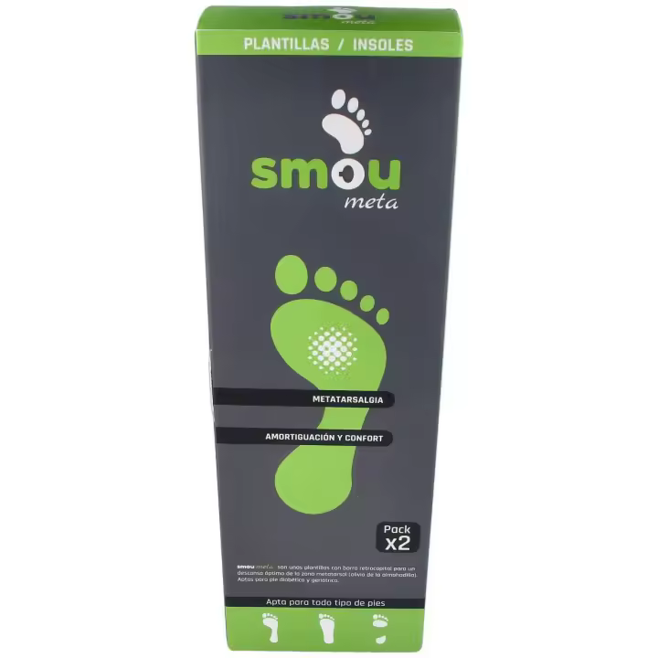 Smou Meta Plantilla Con Descarga Metatarsal 39/40 1 Par - 1