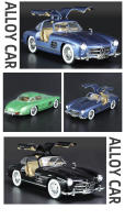 Modelo De Coche Clásico 1:24 Benz 300SL 1936 Con Sonido Y Luz Juguete Educativo Para Niños Coleccionable De Metal Regalos Para Cumpleaños - details 13