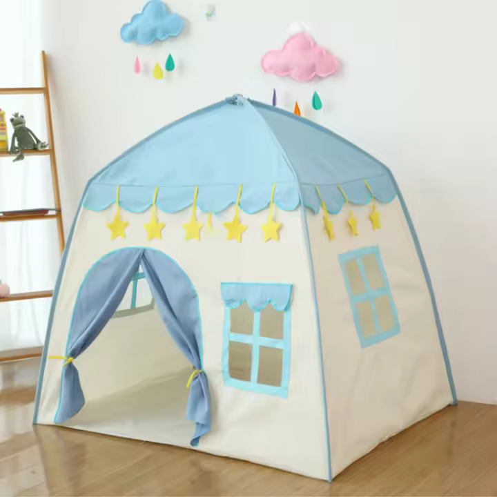 Carpa Plegable Para Niños Estilo Wigwam Torre De Juguete Para Interior Decoración De Habitación De Niñas Castillo De Princesa Regalo Ideal Para Edades 3-12 Años - 1