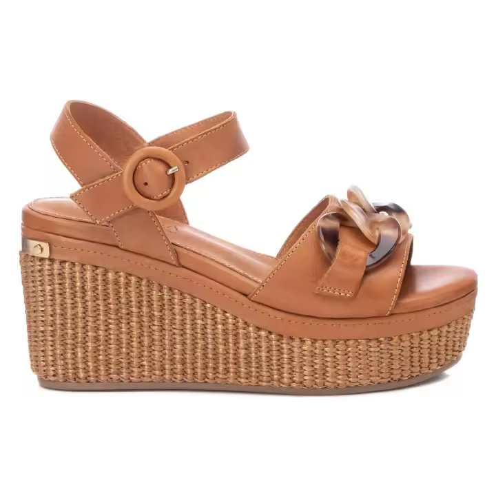Carmela Sandalias de cuña CAMEL de color Camel - 1