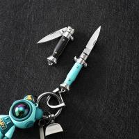 Cuchillo Portátil Plegable Mini Multifuncional Para Llavero Colgante De Camping Y Exterior Pequeño Herramienta Cutter Abrebotellas De Acero Inoxidable Para Manualidades - details 15