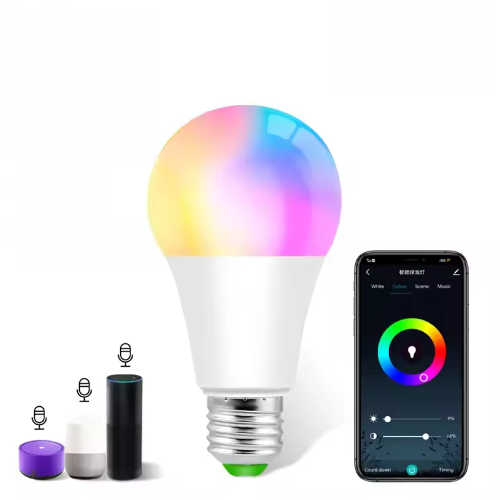 Bulbo LED Inteligente Cozylife E27 18W 15W 12W Luz Dimmable WiFi Compatible Con Google Home Y Alexa Para Dormitorio Y Sala De Estar - 1