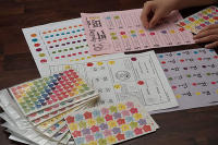 Pegatinas De Recompensa Coloridas Para Niños Y Estudiantes 30/60 Hojas Estrella Corazón Punto Chart De Comportamiento Scrapbook Suministros Para Profesores Y Padres - details 11