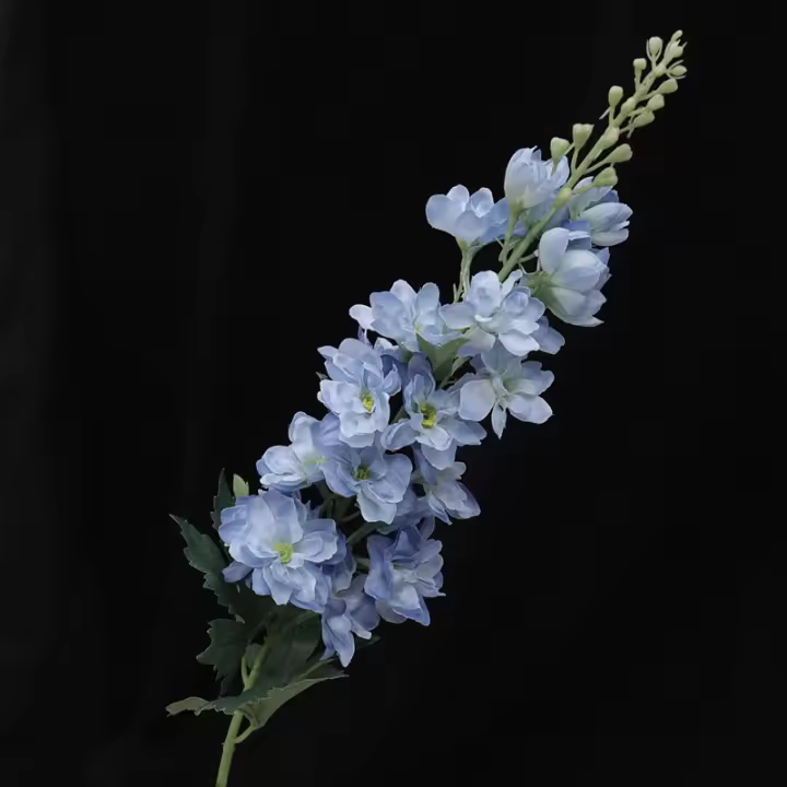 Rama De Flores Artificiales Hyacinthus Delphinium 75CM Larga Para Decoración De Hogar Sala De Estar Vaso Arreglo Floral Decoración De Boda - 1