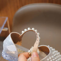 Zapatos De Princesa Para Niñas Plata Cristal Alta Moda Antideslizante Sandalias De Niños Suela De Goma Talla Verdadera Para Verano - details 4
