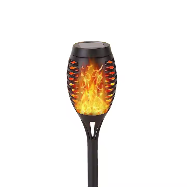 Lámpara Solar Para Exteriores Con Luz De Fuego Fluviante Impermeable Iluminación Al Aire Libre Luz De Pasillo Solar Pack De 1/4/8/12 - 1