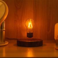 Lámpara De Mesa Magnética Levitación Con Bombilla LED Creativa Iluminación Nocturna Para Decoración De Oficina Y Hogar Regalo De Cumpleaños Novedosa - details 7