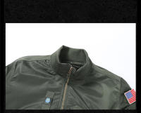 Chaqueta De Piloto MA-1 Para Hombre Estilo Militar Con Estampado De Camuflaje Chaqueta De Béisbol Gruesa De Algodón Para Otoño E Invierno Cierre De Cremallera - details 30