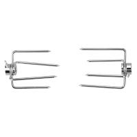 Juego De 2 Palillos Para Barbacoa Rotisserie Herramientas De Cocina Acero Inoxidable Herramienta De Asado Para Pollo En Parrilla - details 14