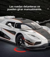 Coche De Juguetes Miniatura 1:24 Con Puertas Abiertas Y Función Retroceso Para Niños Coche Deportivo De Aleación Durable Regalo Ideal Para Niños Mayores De 3 Años - details 7
