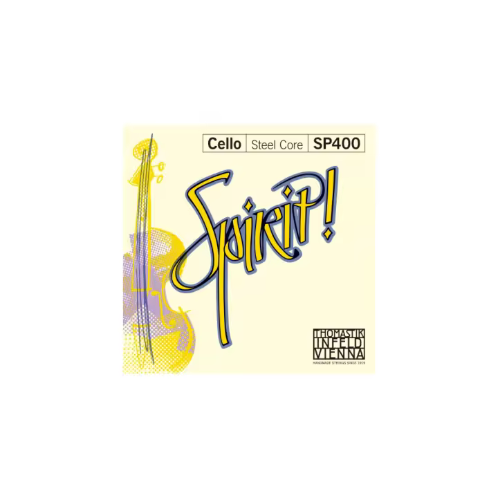 CUERDAS VIOLONCELLO-Thomastik (Spirit SP400) Medium Juego Completo Cello 4/4 - 1