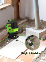 Nivel Láser CLUBIONA Con Base Metálica De Rotación 360 Grados Soporte De Ajuste Para Interfaz De 1/4 O 5/8 Herramienta De Medición - details 3