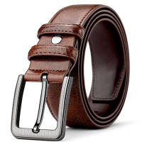 "Cinturones Hombre, Cinturón Hombre Cuero, Hebilla Automatico Ajustable, Cinturones Trinquete para Vestir Pantalones de Traje, Ideal para Trajes, Jeans, Trabajo Casual y de Negocios" - details 1